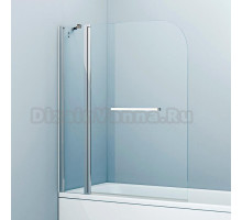 Шторка на ванну IDDIS Ray RAY6CS2i90 120х140, профиль глянцевый алюминий