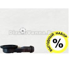 Поддон для душа Jacob Delafon Singulier 120х80 белый с сифоном