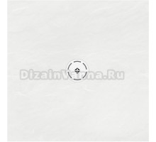 Поддон для душа Jacob Delafon Singulier 90х90 белый с сифоном