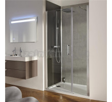 Душевая дверь в нишу Jacob Delafon Contra 120 распашная профиль хром