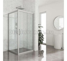 Душевой уголок Kubele DE019S-CLN-MT 90х90 см, профиль матовый хром
