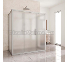 Душевой уголок Kubele DE019R3U-MAT-MT 140х90 см, профиль матовый хром