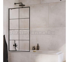 Шторка на ванну Radaway Idea Black PNJ II Factory 70