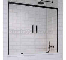 Шторка на ванну Radaway Idea Black PN DWD 180