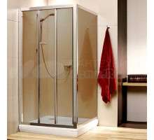 Душевой уголок Radaway Treviso DW+S 80x90 коричневое стекло