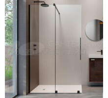 Душевая перегородка Radaway Furo Black Walk-in 100 L