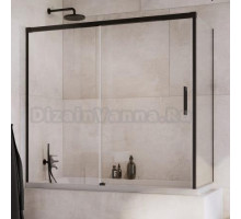 Шторка на ванну Radaway Idea Black PN DWJ+S 140 L x 75 R