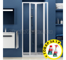 Душевая дверь в нишу Ravak SDZ3-90 Grape, профиль белый + средство для ванн и защитное средство