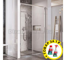 Душевая дверь в нишу Ravak BLSDP2-100 профиль хром + средство для ванн и защитное средство