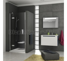 Душевая дверь в нишу Ravak SMSD2-110 A L Transparent, профиль хром