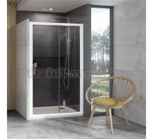 Душевая дверь в нишу Ravak 10DP2-110 Transparent, профиль белый