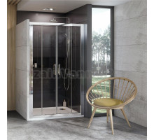 Душевая дверь в нишу Ravak 10DP4-150 Transparent, профиль хром