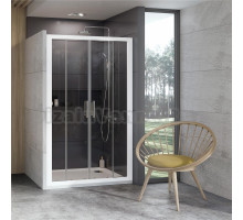 Душевая дверь в нишу Ravak 10DP4-170 Transparent, профиль белый