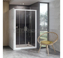 Душевая дверь в нишу Ravak 10DP4-190 Transparent, профиль белый