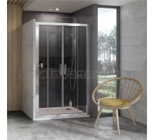 Душевая дверь в нишу Ravak 10DP4-190 Transparent, профиль сатин