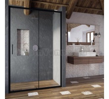 Душевая дверь в нишу Ravak BLSDP2-100 профиль черный