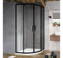 Душевой уголок Ravak BLSCP4-90 профиль черный