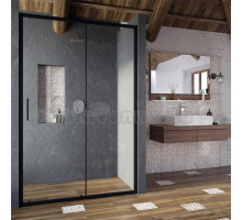 Душевая дверь в нишу Ravak BLSDP2-110 профиль черный