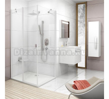 Душевой уголок Ravak CRV2-100+CPS-90 Transparent, профиль белый