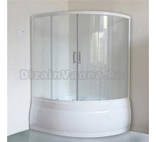 Шторка на ванну Royal Bath Alpine RB170ALP-T 170 см прозрачное стекло