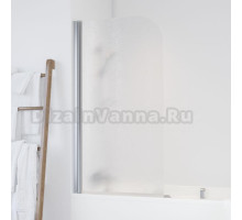 Шторка на ванну Vegas Glass EV 76 08 02 L профиль глянцевый хром, стекло шиншилла