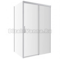 Душевой уголок Omnires Soho SO1290CRTR 120 х 90 x 200 см дверь раздвижная, стекло прозрачное, хром