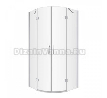 Душевой уголок Omnires Manhattan ADF94XLUX-TCRTR 90 х 90 x 195 см, стекло прозрачное, хром