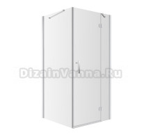 Душевой уголок Omnires Manhattan MH1112CRTR 110 х 120 x 195 см, стекло прозрачное, хром