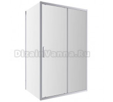 Душевой уголок Omnires Chelsea CH1490CRTR 140 x 90 х 190 см, стекло прозрачное, хром