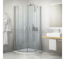 Душевой уголок Roltechnik Hitech Line, 90 х 90 см, стекло прозрачное