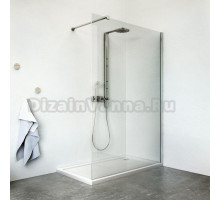 Душевой уголок Roltechnik Walk in Line G/1400, 140 х 202,6 см, стекло прозрачное
