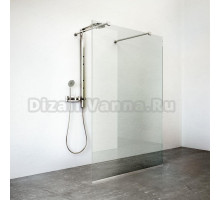 Душевой уголок Roltechnik Walk in Line H/1200, 120 х 202,6 см, стекло прозрачное