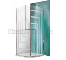 Душевой уголок Roltechnik Tower Line, TR1/900 Design Plus 90 х 90 см, стекло прозрачное узорчатое
