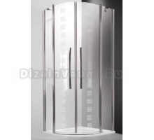 Душевой уголок Roltechnik Tower Line, TR2/900 Design Plus 90 х 90 см, стекло прозрачное узорчатое