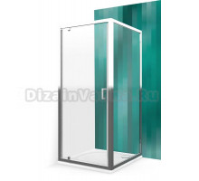 Душевой уголок Roltechnik Lega Line, 90 х 90 см, стекло прозрачное