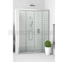 Душевой уголок Roltechnik Lega Line, 110 х 100 см, дверь раздвижная, стекло прозрачное