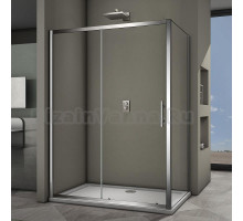 Душевой уголок Veconi Rovigo RV35-16090PR-01-19C3, 160 x 90 см, профиль хром, стекла прозрачные