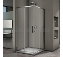 Душевой уголок Veconi Rovigo RV29-90K-01-19C3, 90 x 90 см, профиль хром, стекла прозрачные