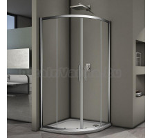 Душевой уголок Veconi Rovigo RV-07, RV07-90PL-01-19C3, 90 x 90 x 190 см, профиль хром, стекла прозрачные