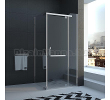 Душевой уголок Veconi Rovigo RV-18, RV18-90K-01-19C1, 90 x 90 x 195 см, профиль хром, стекла прозрачные
