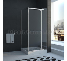 Душевой уголок Veconi Rovigo RV-17, RV17-80K-01-19C1, 80 x 80 x 208 см, профиль хром, стекла прозрачные