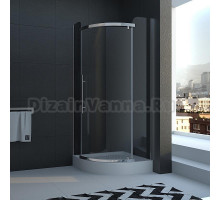 Душевой уголок Veconi Rovigo RV-06, RV06-90PL-01-19C1, 90 x 90 x 208 см, профиль хром, стекла прозрачные