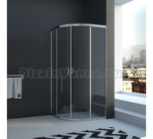 Душевой уголок Veconi Rovigo RV-02, RV02-80PL-01-19C1, 80 x 80 x 185 см, профиль хром, стекла прозрачные