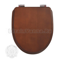 Крышка-сиденье Migliore Milady ML.MLD-26.710.NC.CR с сист.Mi.CRolift, цвет noce, фурнитура-хром