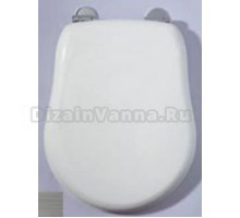 Сиденье для унитаза Migliore Bella ML.BLL - 108 BL.CR, цвет белый, фурнитура хром