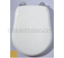 Сиденье для унитаза Migliore Bella ML.BLL - 108 BL.DO, цвет белый, фурнитура золото