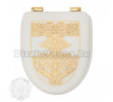 Крышка-сиденье Migliore Milady ML.MLD-26.716.LB.DO с декором "узор"