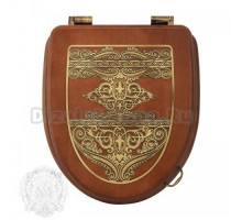 Крышка-сиденье Migliore Milady ML.MLD-26.716.NC.BR с декором "узор"