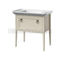 Тумба с раковиной Caprigo Jersey 85 см, Оливин TP813, 34312