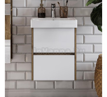 Тумба с раковиной AQUATON Сканди 45 дуб рустикальный